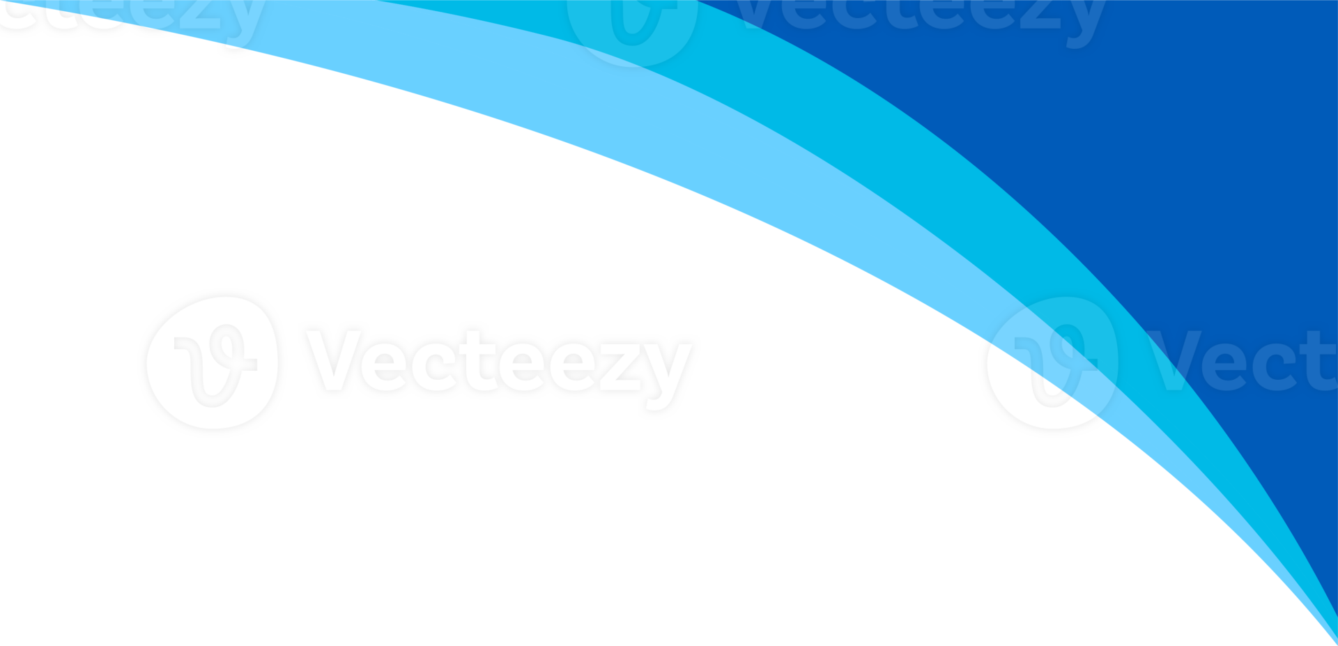 Blue Gradient Corner Accent png