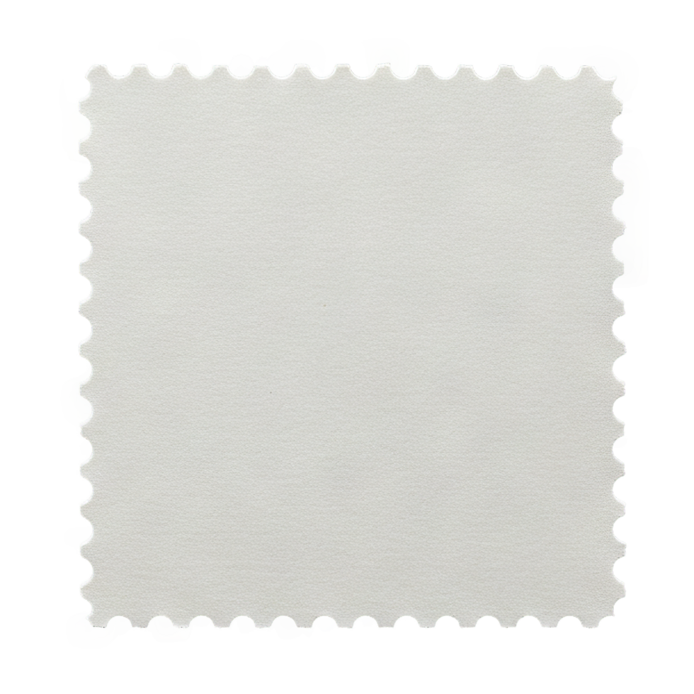 Stamp mock up on transparent background png