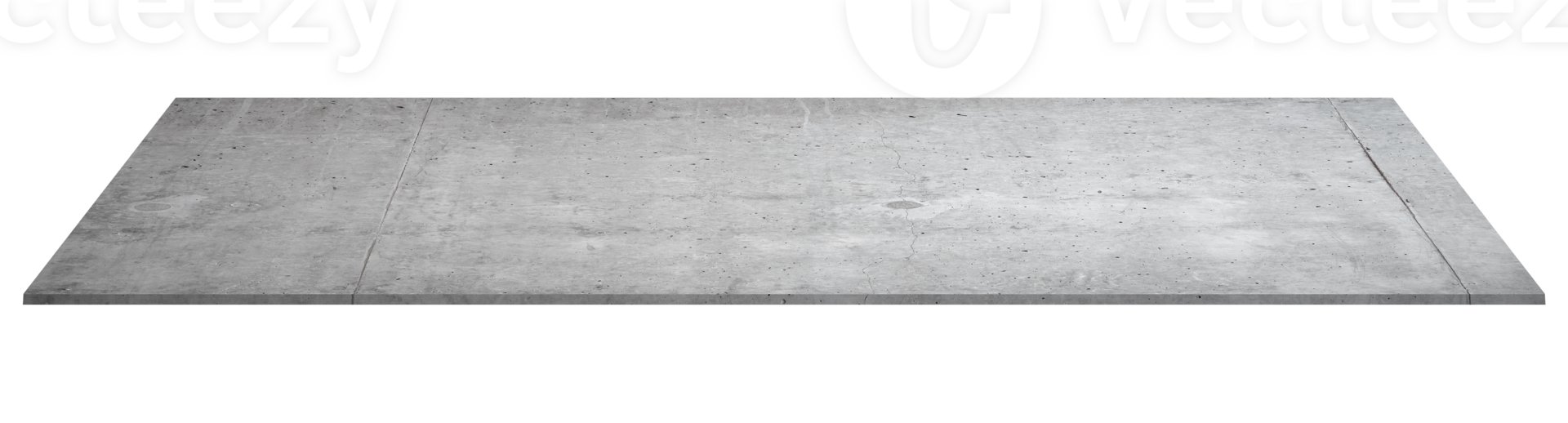 Cement floor Texture background,Image Perspective Grey Concrete Shelf Rough Surface,Top Table Isolated,Mockup Element for Studio Background,Interior Display Product png