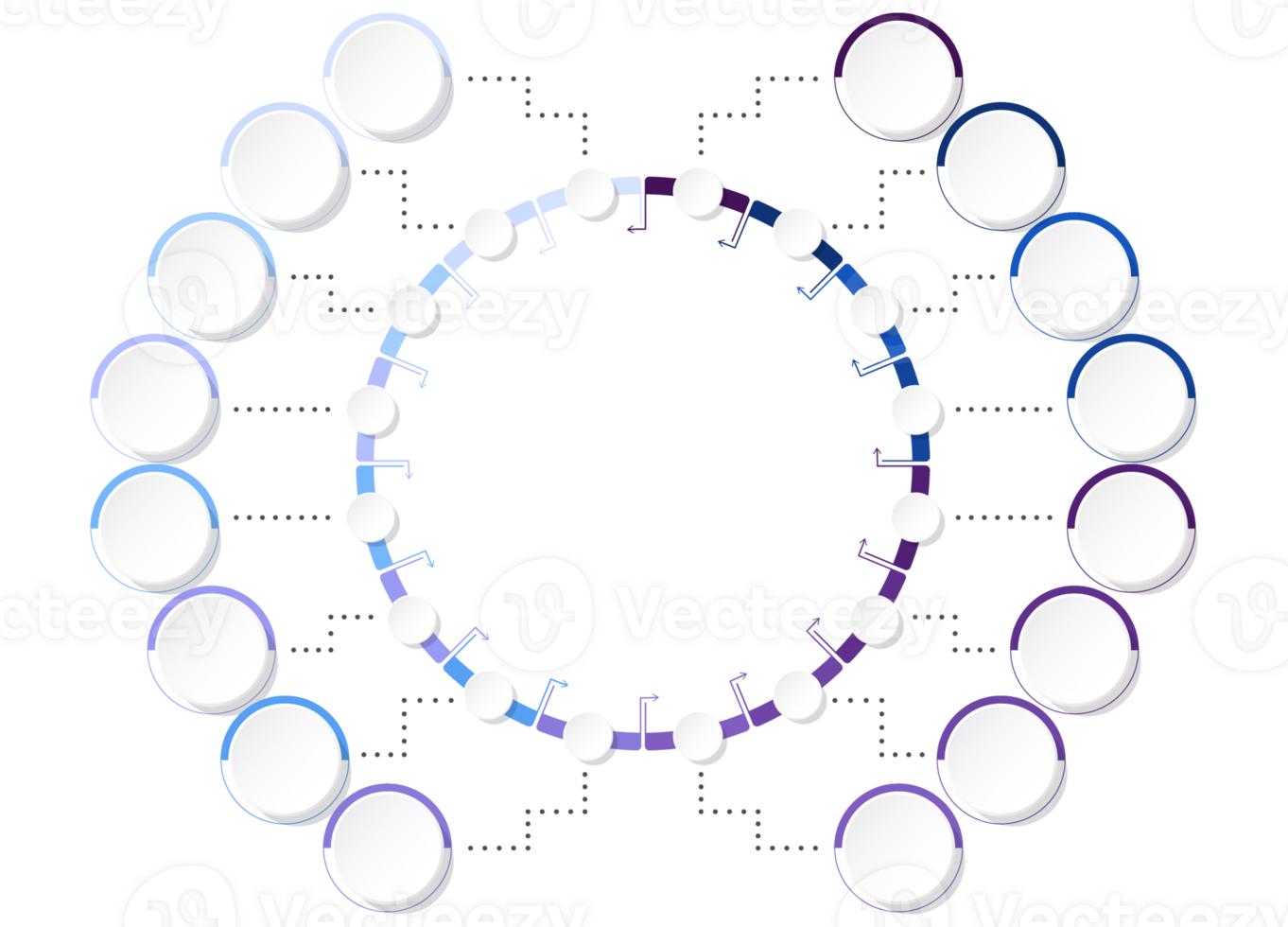Process infographic with 16 steps, process or options, process chart. png