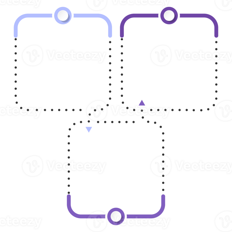 3 square elements, Infographic. png