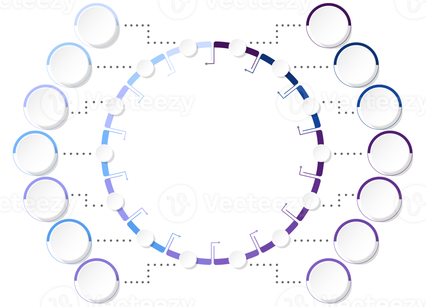 Process infographic with 14 steps, process or options, process chart. png