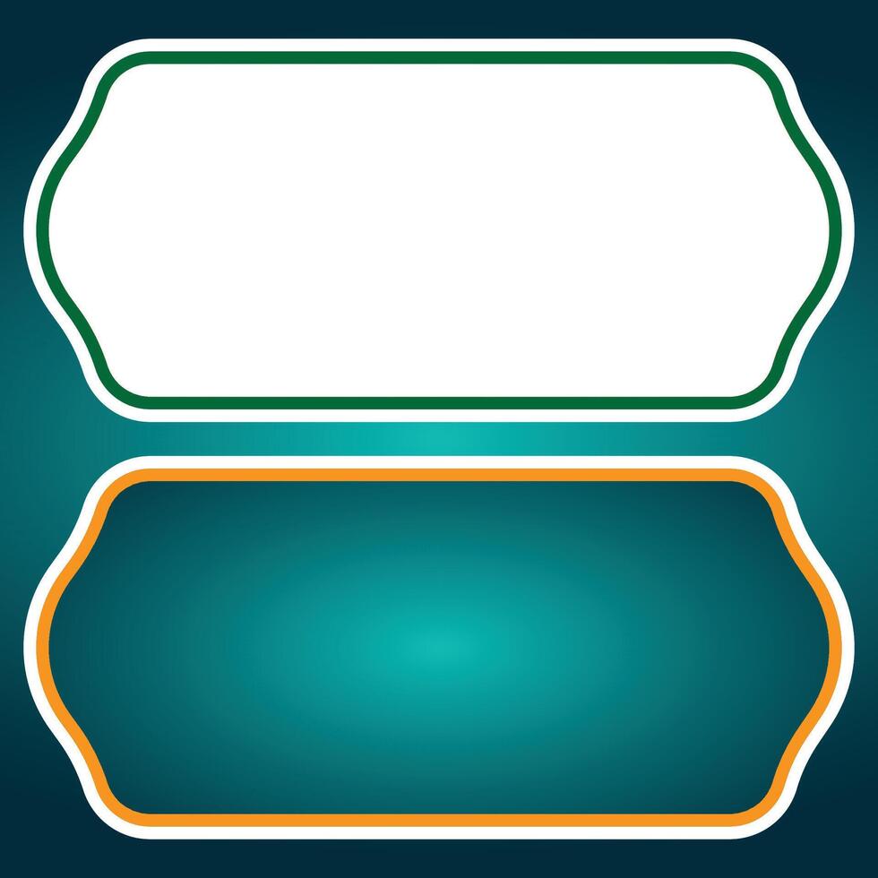 A collection of frames and decorations vector