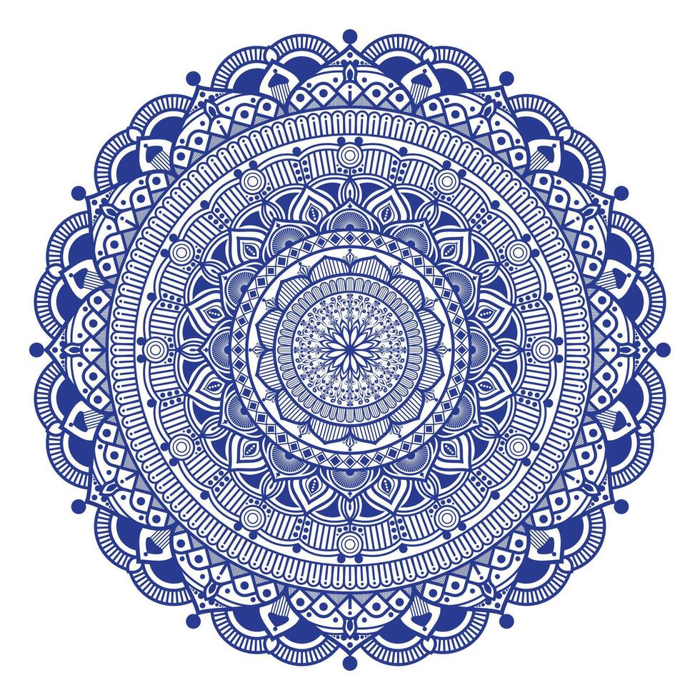 Luxury Mandala Islamic Invitation Wedding Card Transparent Background vector