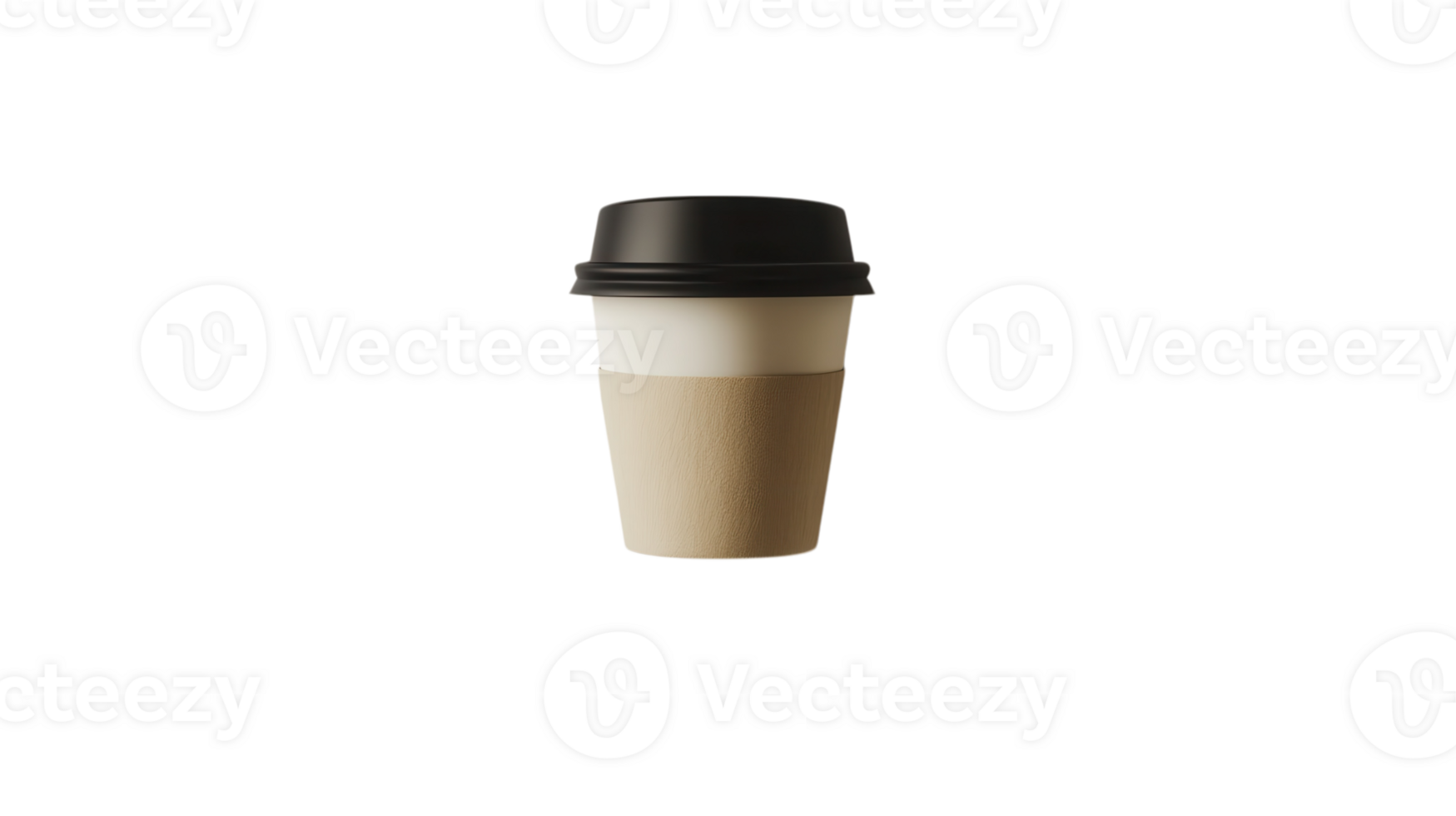 Warm beverage served in a disposable cup with a two-tone design ideal for travel and daily enjoyment png