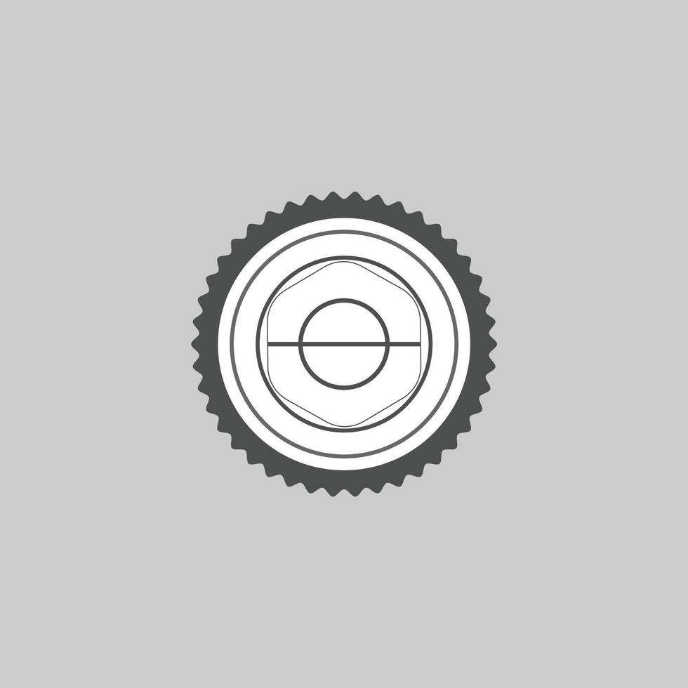 illustration of a circle icon vector