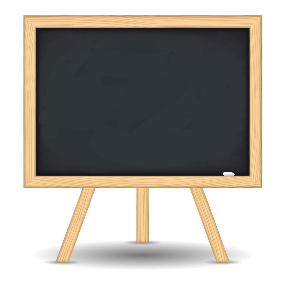Blackboard on white background vector