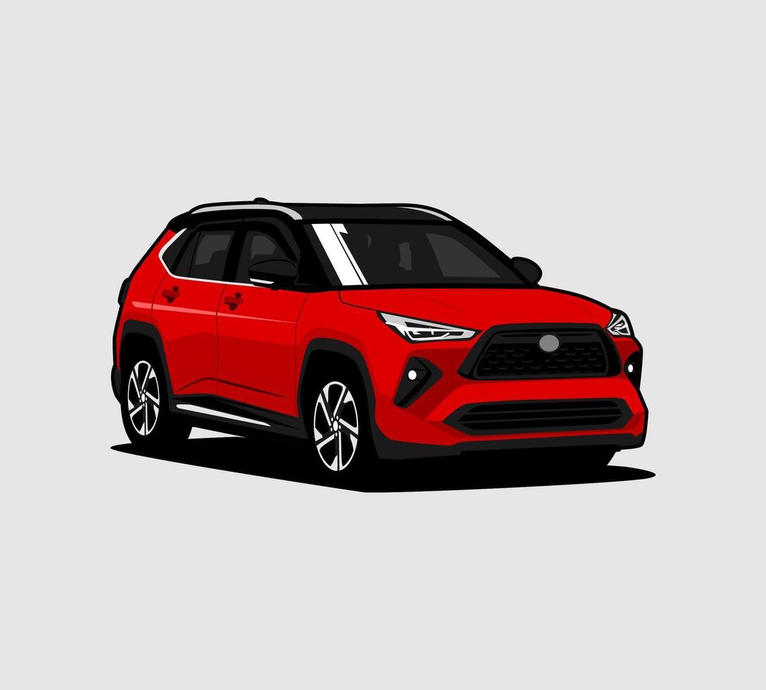 modern suv car image illustration vector