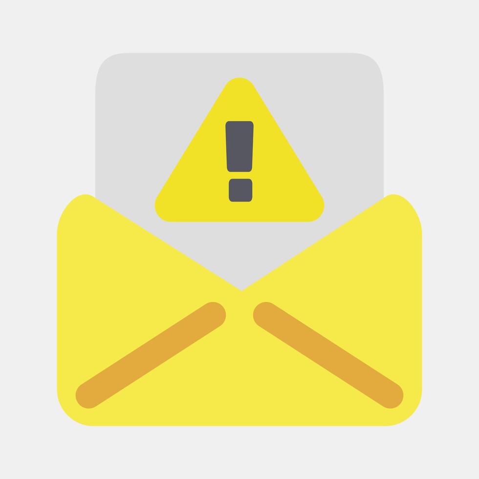 Icon spam. Internet network elements. Icon in flat style style. vector