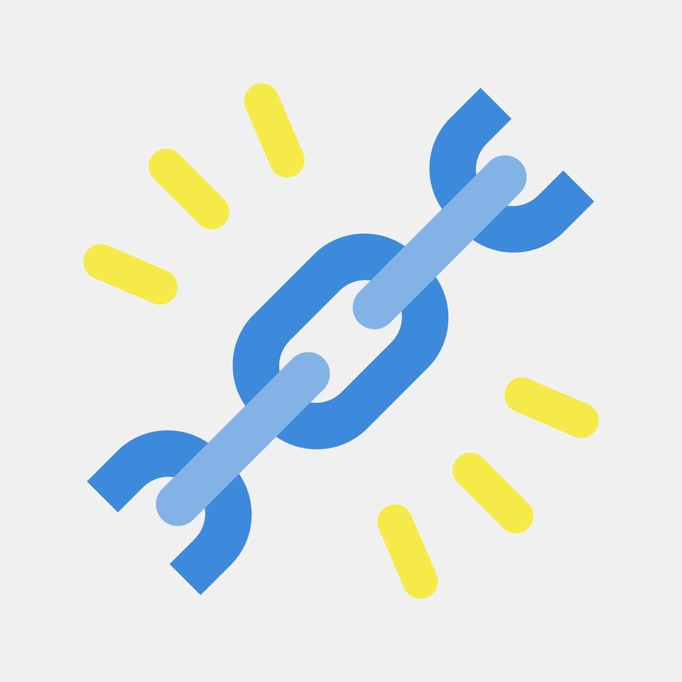 icono dirección URL Internet red elementos. icono en plano estilo estilo. vector