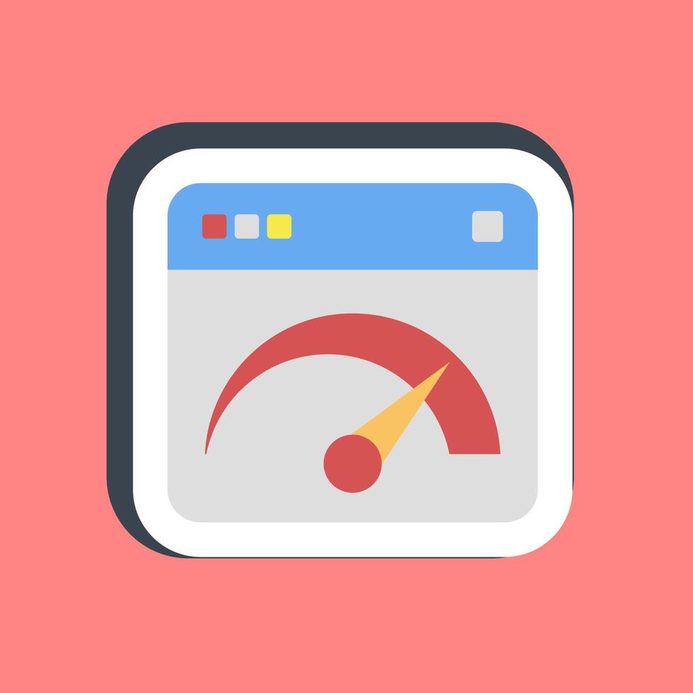 Sticker internet speed. Internet network elements. vector