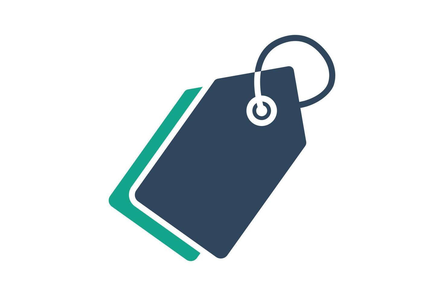 Tag icon. solid icon style. icon related to branding. business elements illustration vector