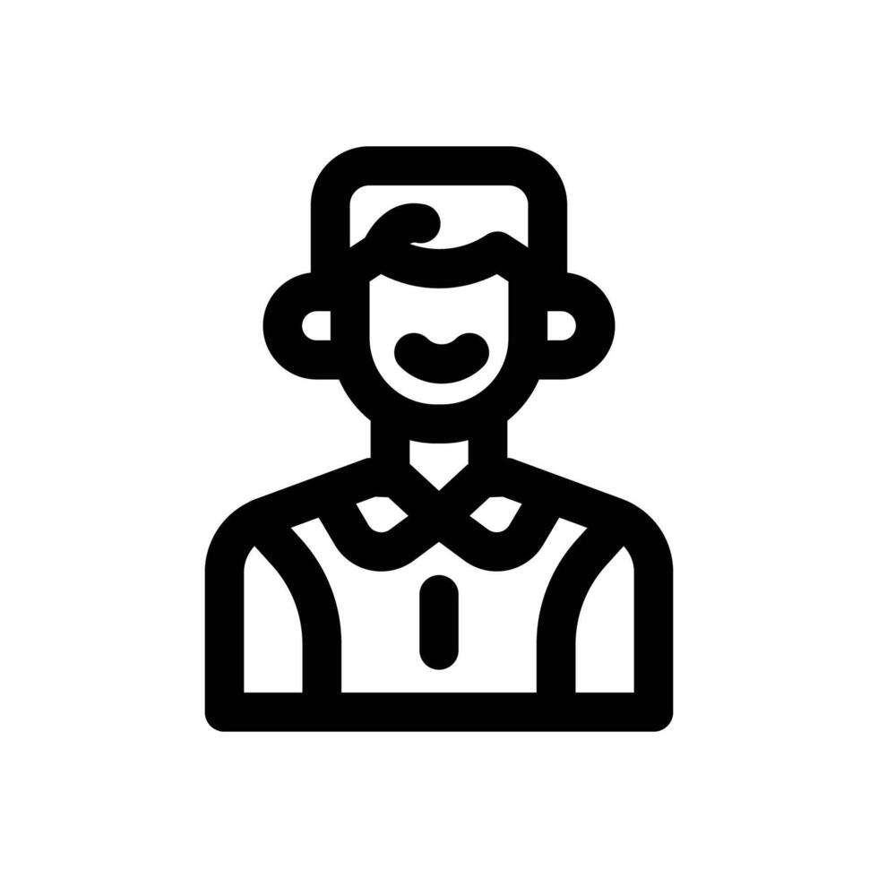 student line icon. Clean and minimalist icon for websites, mobile apps, presentations, and logos. Fully scalable and customizable for any project. vector