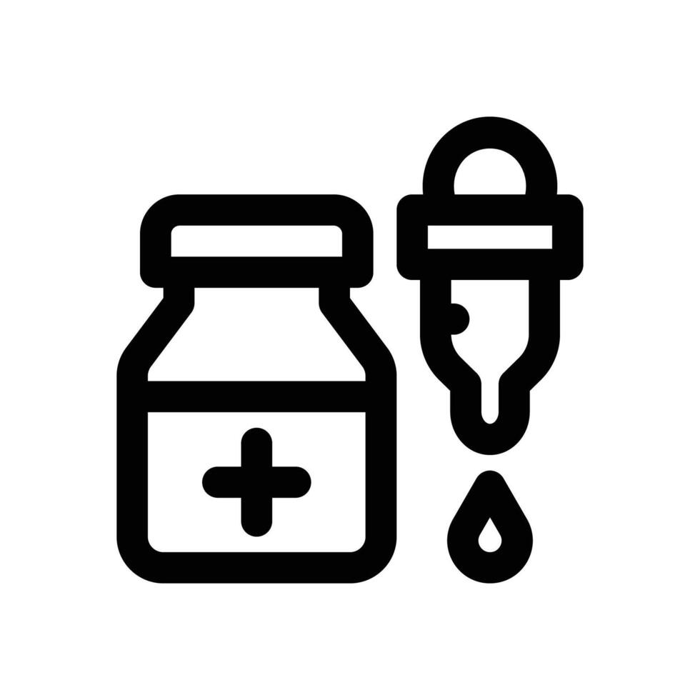 dose line icon. Clean and minimalist icon for websites and mobile apps. vector