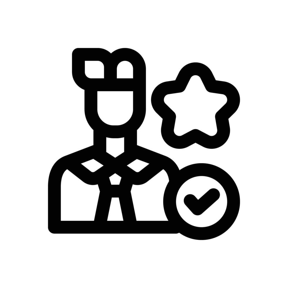 professional line icon. Clean and minimalist icon for websites and mobile apps. vector