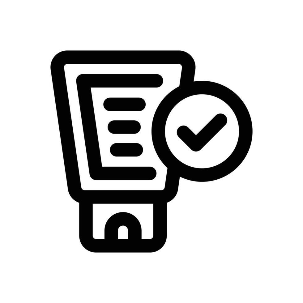 sun screen glyph icon. Strong and solid icon for websites and mobile apps. vector