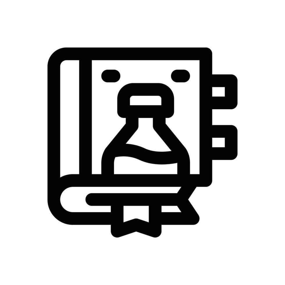 science book line icon. Clean and minimalist icon for websites, mobile apps, presentations, and logos. Fully scalable and customizable for any project. vector