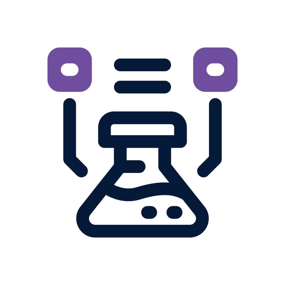 experiment duotone icon. Sleek and modern icon for websites, mobile apps, marketing materials, and corporate design. Fully scalable and ready to use. vector