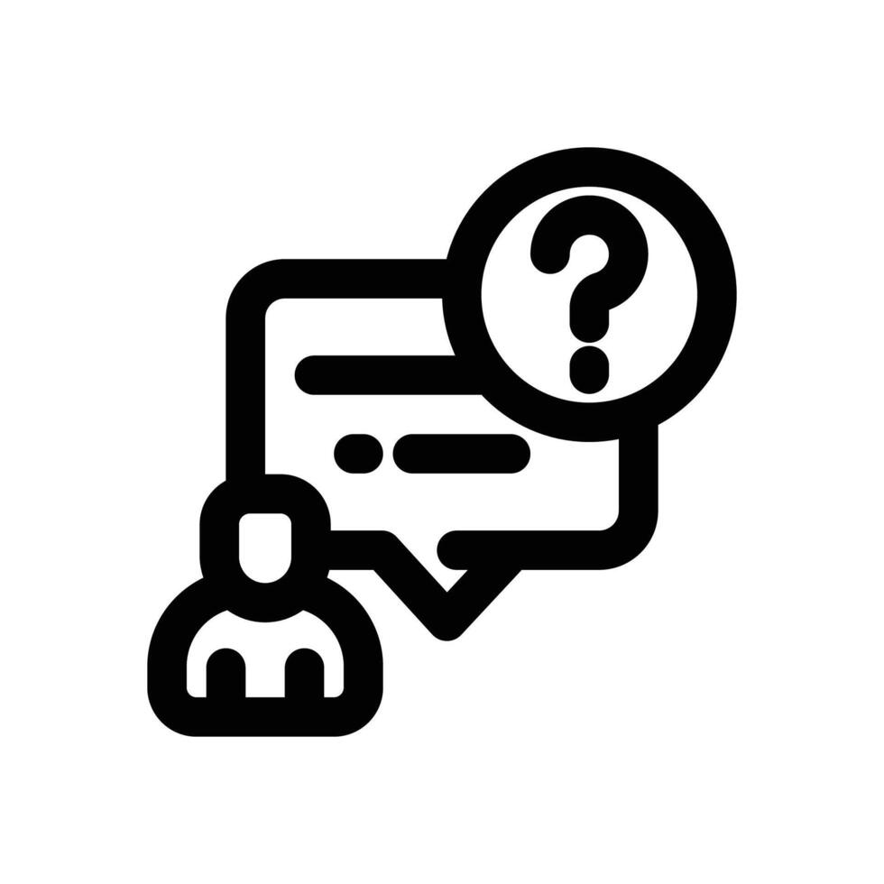 clarification line icon. Clean and minimalist icon for websites and mobile apps. vector