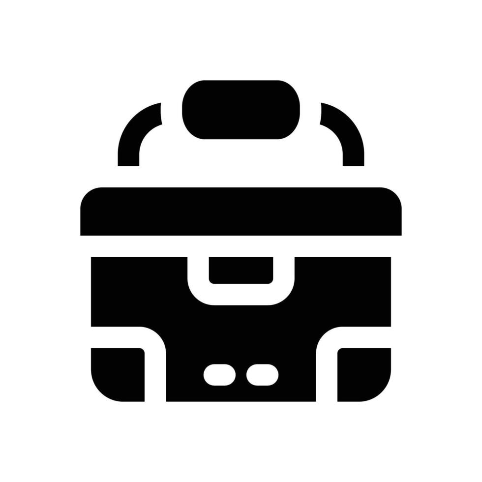 cooler glyph icon. Strong and solid icon for websites and mobile apps. vector