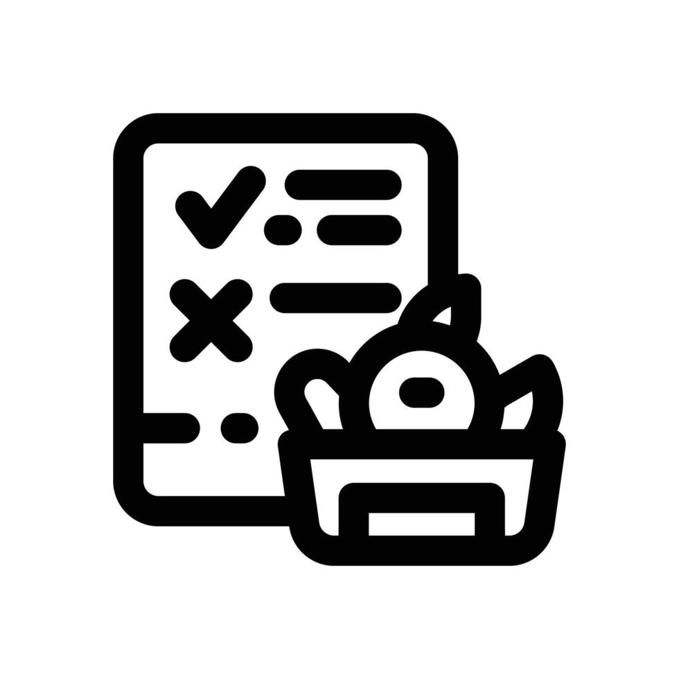 diet line icon. Clean and minimalist icon for websites and mobile apps. vector