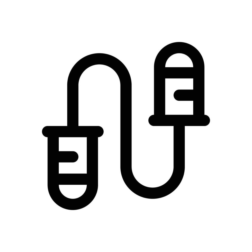 skipping rope line icon. Clean and minimalist icon for websites and mobile apps. vector