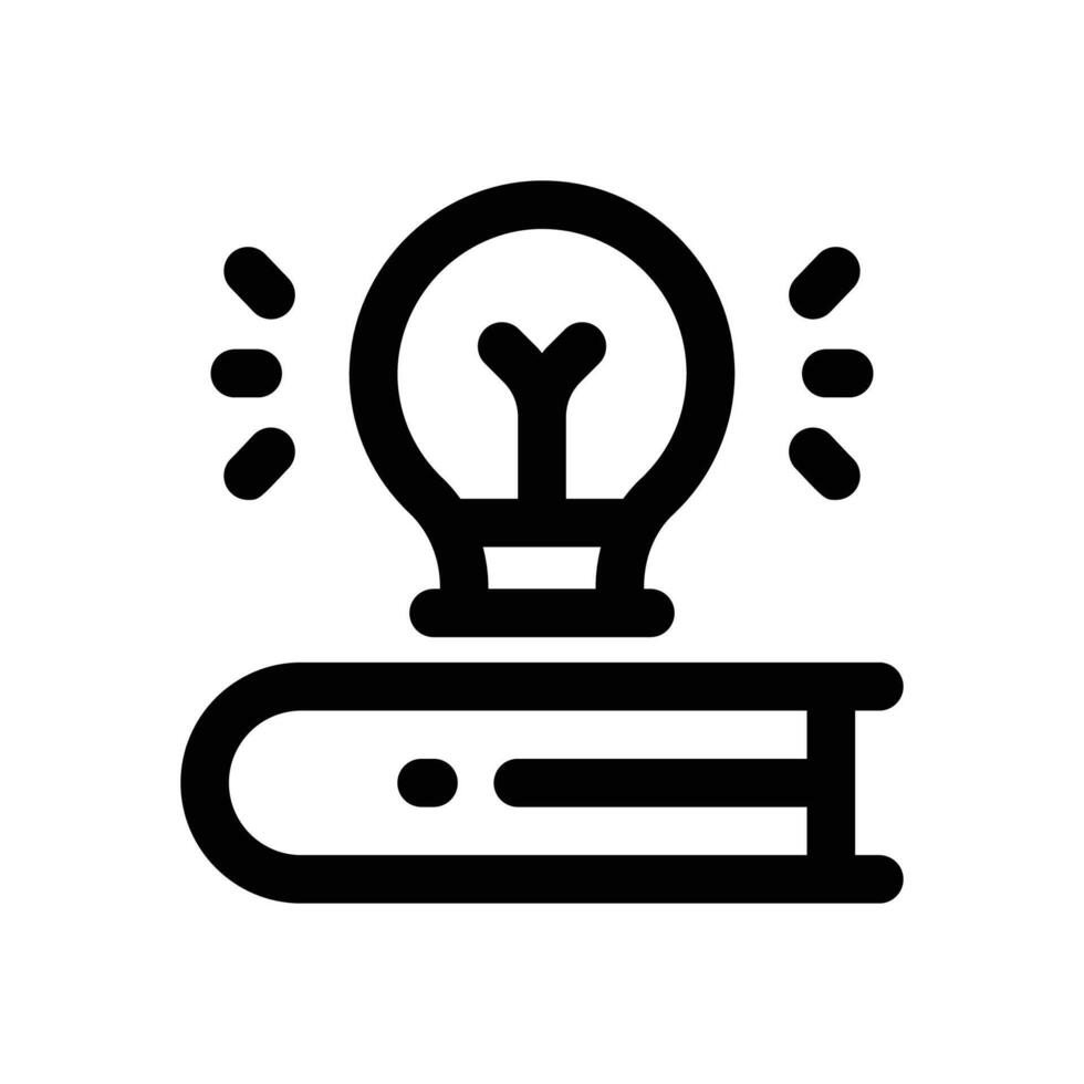 knowledge line icon. Clean and minimalist icon for websites and mobile apps. vector