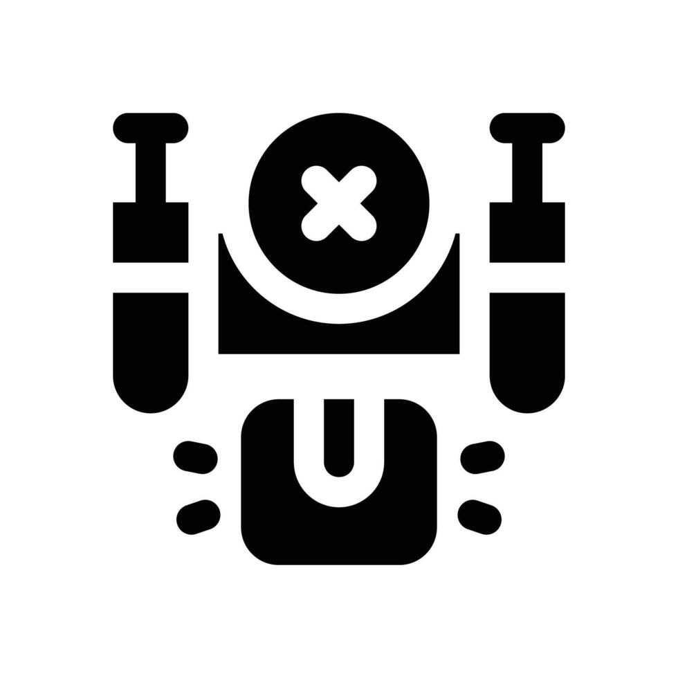 drone delivery glyph icon. Strong and solid icon for websites and mobile apps. vector