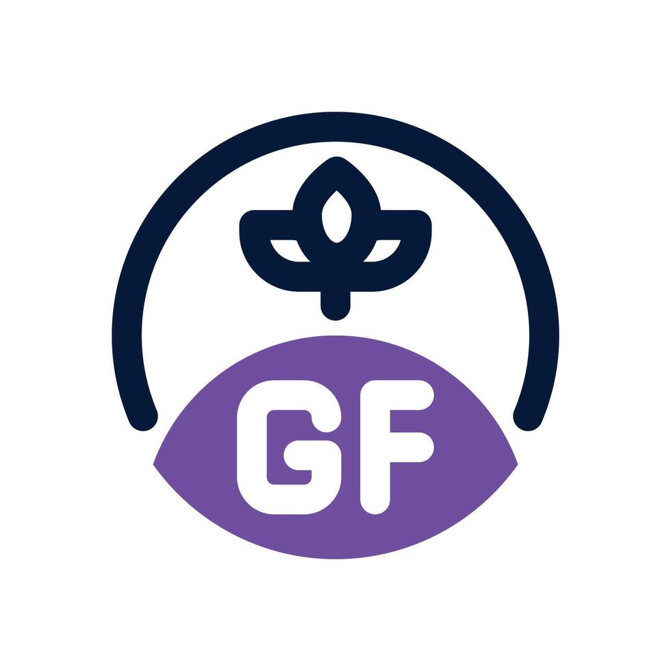 gluten free dual tone icon. Sleek and modern icon for websites and mobile apps. vector