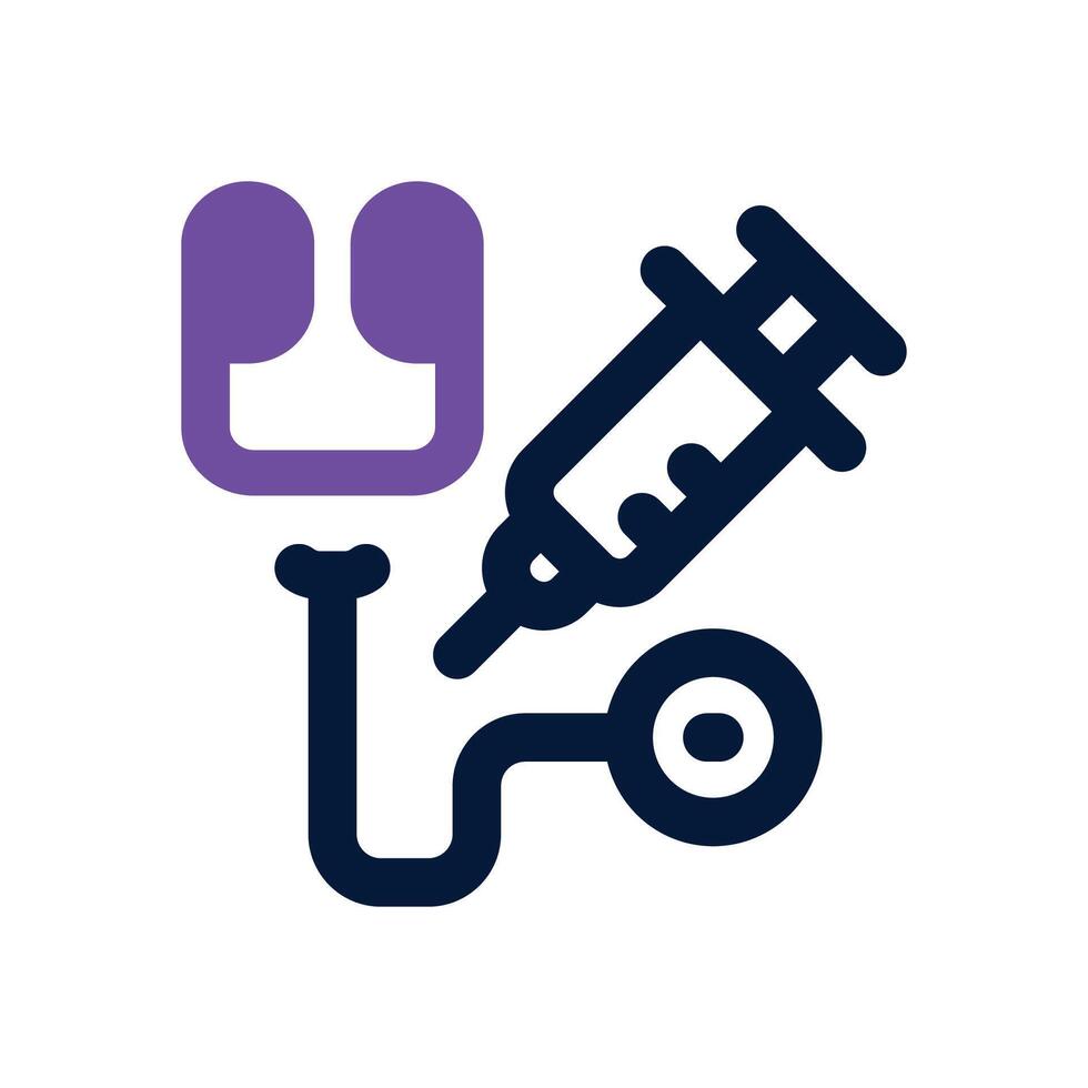 medical tool dual tone icon. Sleek and modern icon for websites and mobile apps. vector