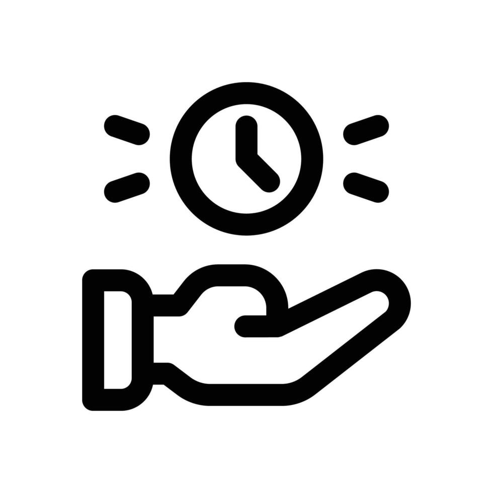 save time line icon. Clean and minimalist icon for websites and mobile apps. vector