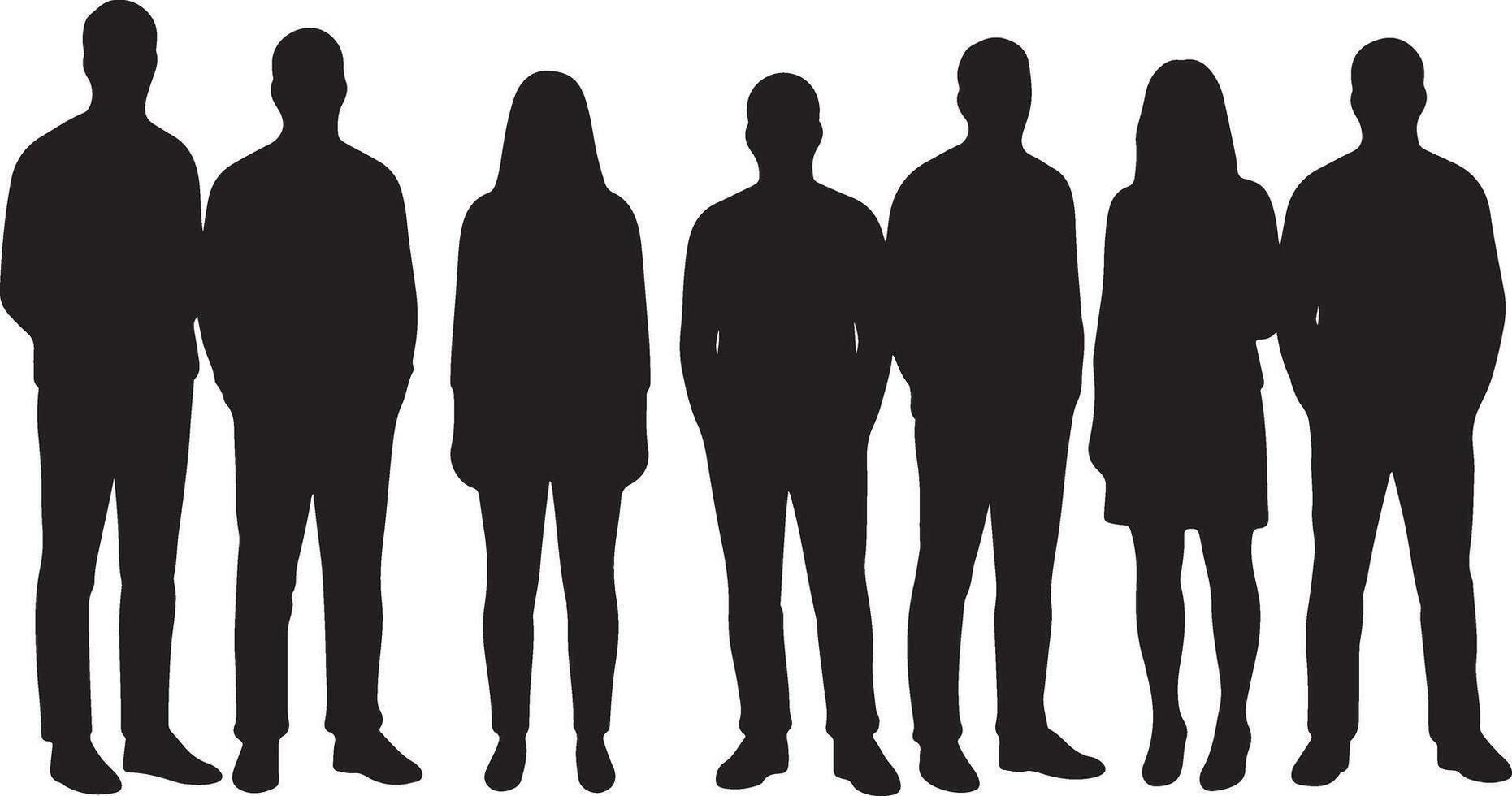 Minimal Style Hand Drawn People Illustrations for Architecture Featuring Human Figures in Casual Poses for Floor Plans Elevations Site Layouts and Urban Design Projects vector