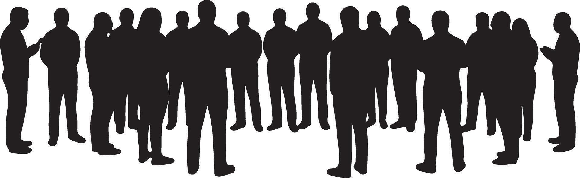 Minimal Hand Drawn People Illustrations for Architectural Design Including Human Figures for Elevation Views Floor Plans Urban Projects and CAD Drawings vector