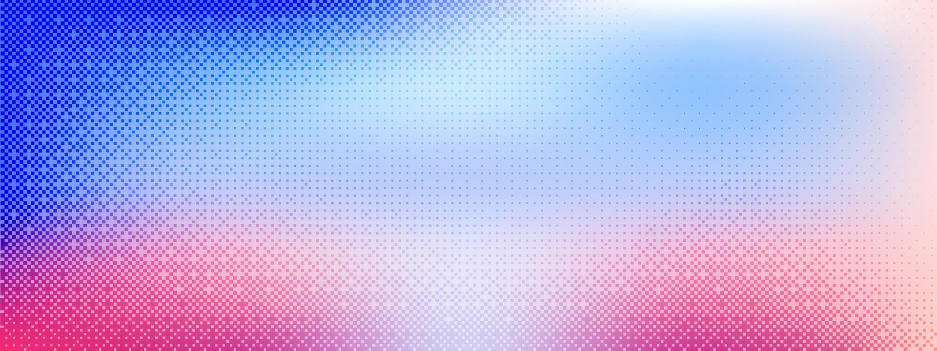 Retro pixel art with bitmap arrangement and gradient overlay. A universal digital background for tech or creative projects. illustration vector