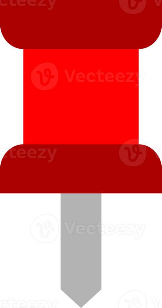 Red pin needle png