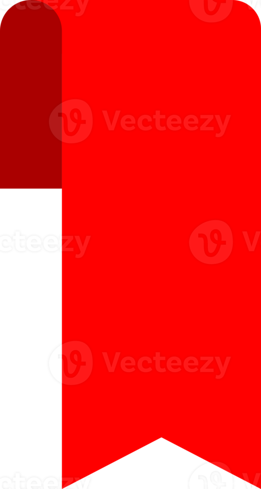 Red label tag png