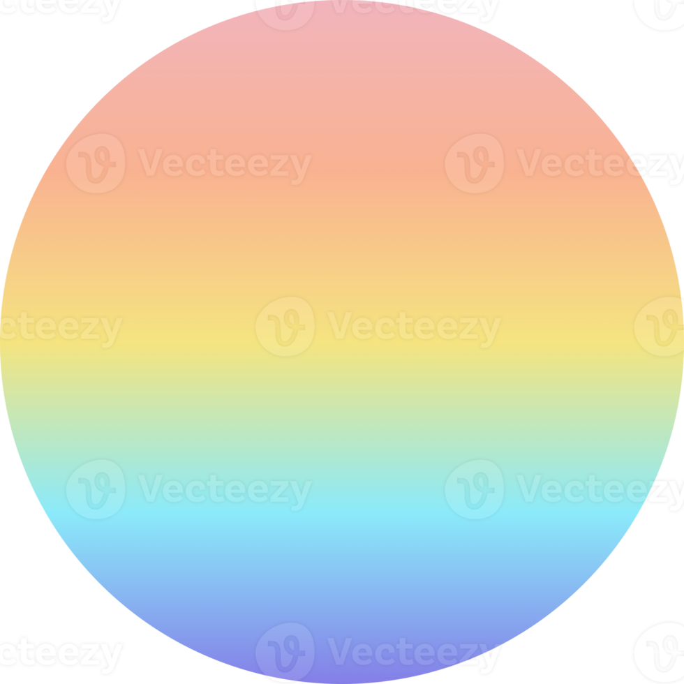 Rainbow circle icon png