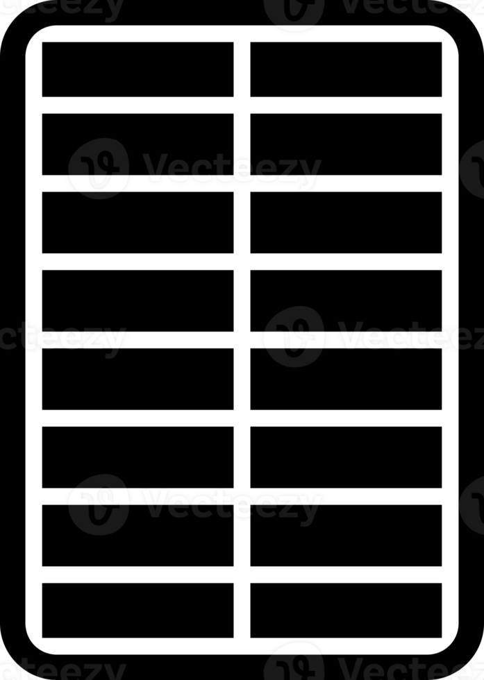 Black solar cell sign png