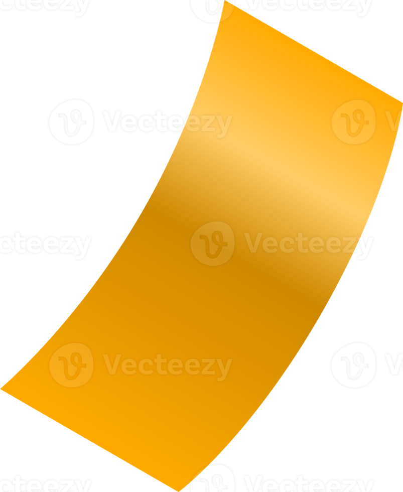 Gold foil paper party icon png