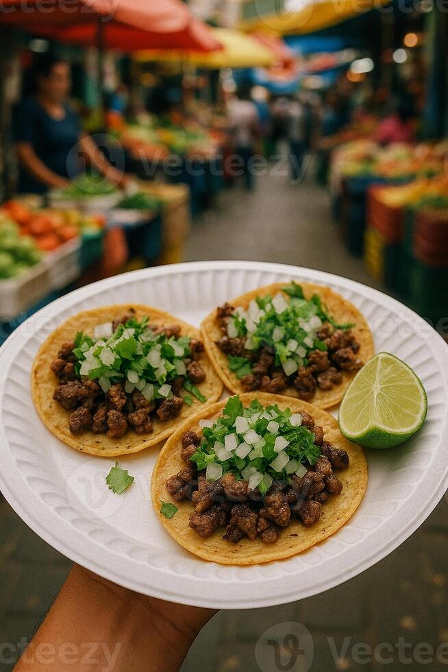 Tacos in mexico city photo