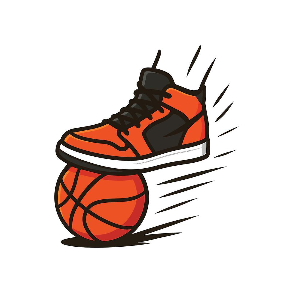 Basketball Sneaker Clipart vector
