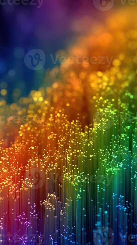 Colorful abstract pattern with vibrant hues creating a mesmerizing visual effect at twilight photo