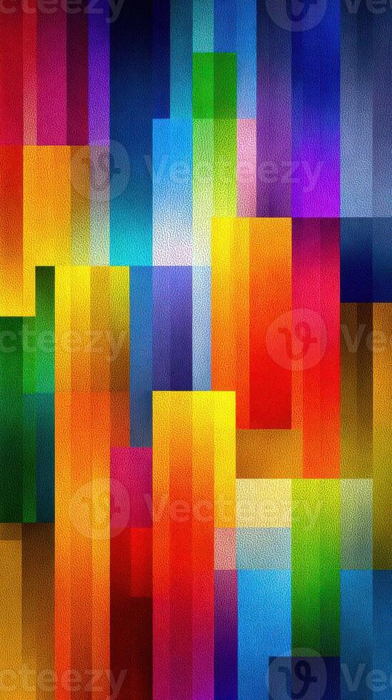 Vibrant abstract pattern with colorful vertical stripes creating a modern art effect photo