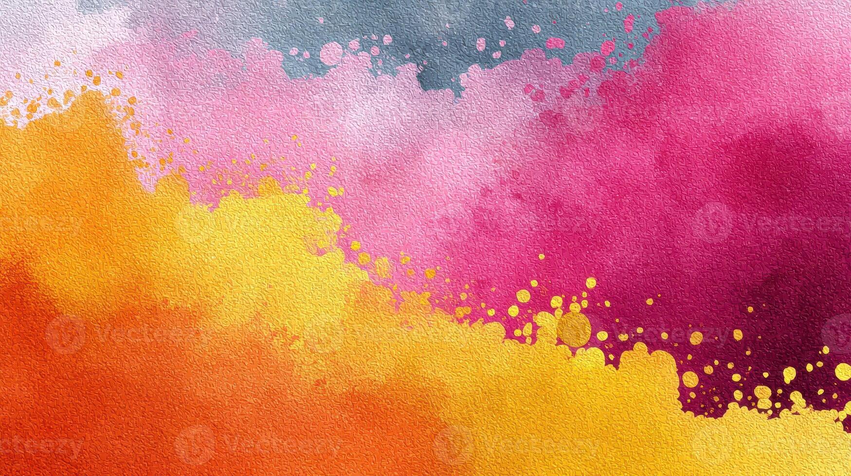 Vibrant watercolor abstract artwork showcasing a blend of colors in a stunning gradient pattern photo