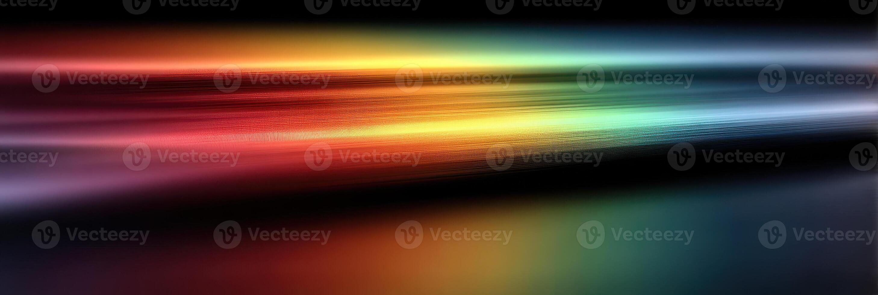 Colorful abstract waves create a vibrant display of light and motion in a dark background setting photo