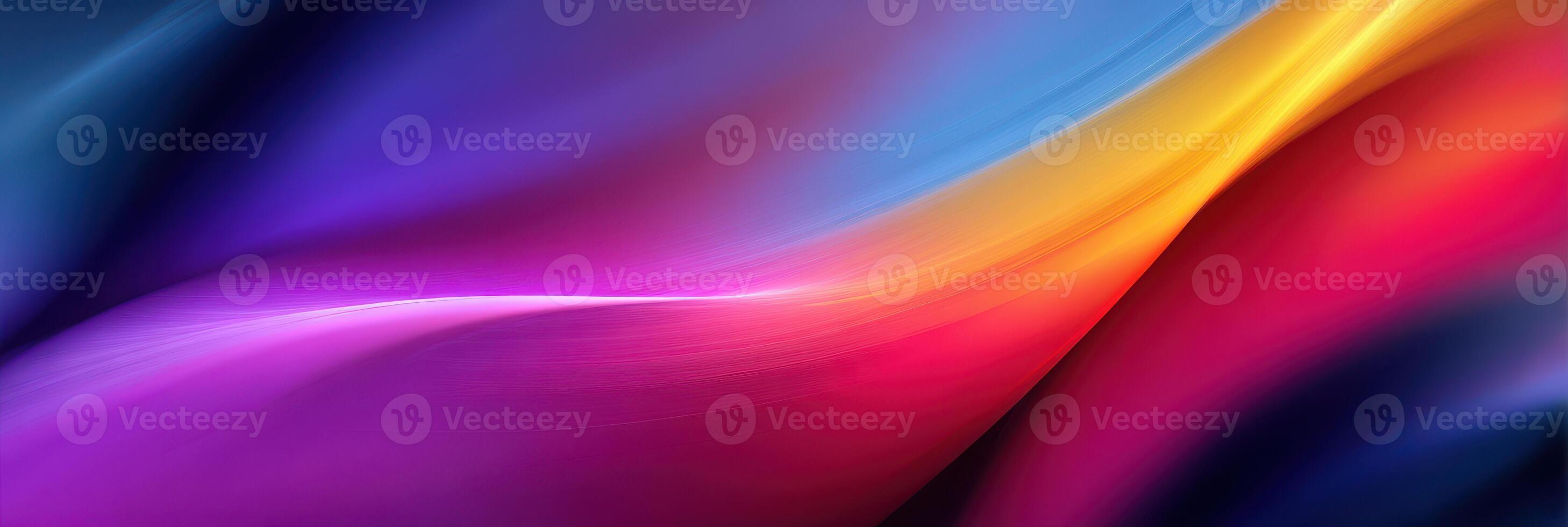 Colorful abstract waves create a dynamic and vibrant background suitable for modern design projects photo