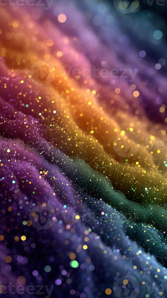 Colorful abstract waves of light creating a vibrant and dynamic visual experience photo