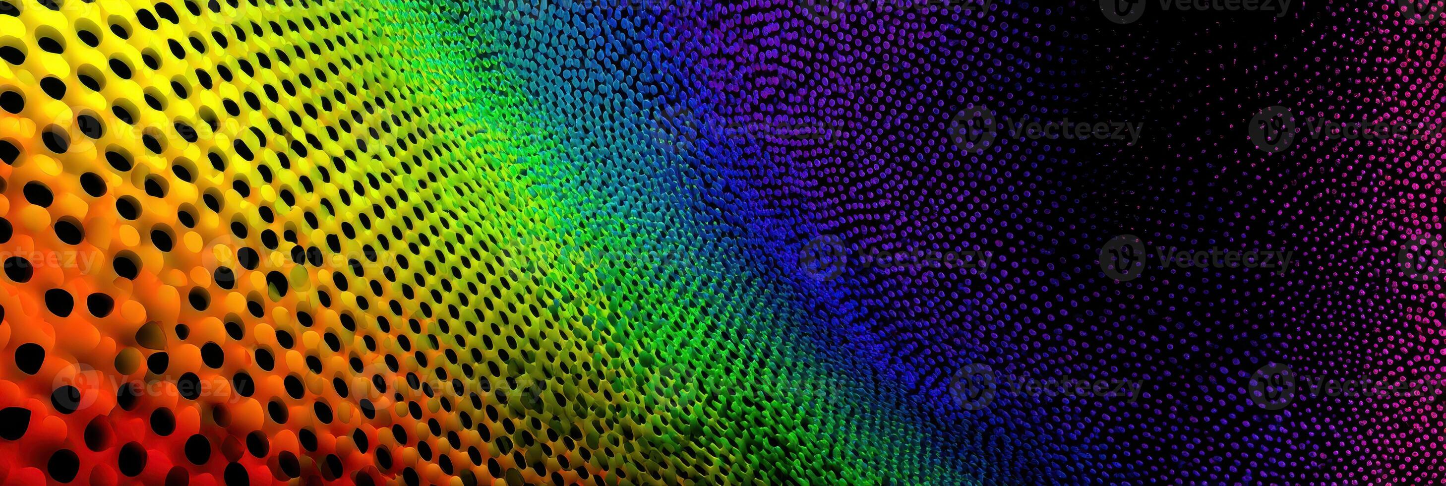 Colorful abstract wave pattern showcasing vibrant tones and dynamic texture in a digital composition photo