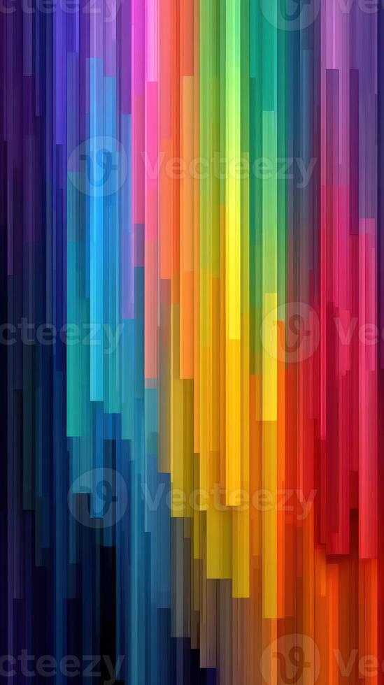 Vibrant abstract design featuring colorful vertical stripes creating a dynamic visual experience in a modern art style photo