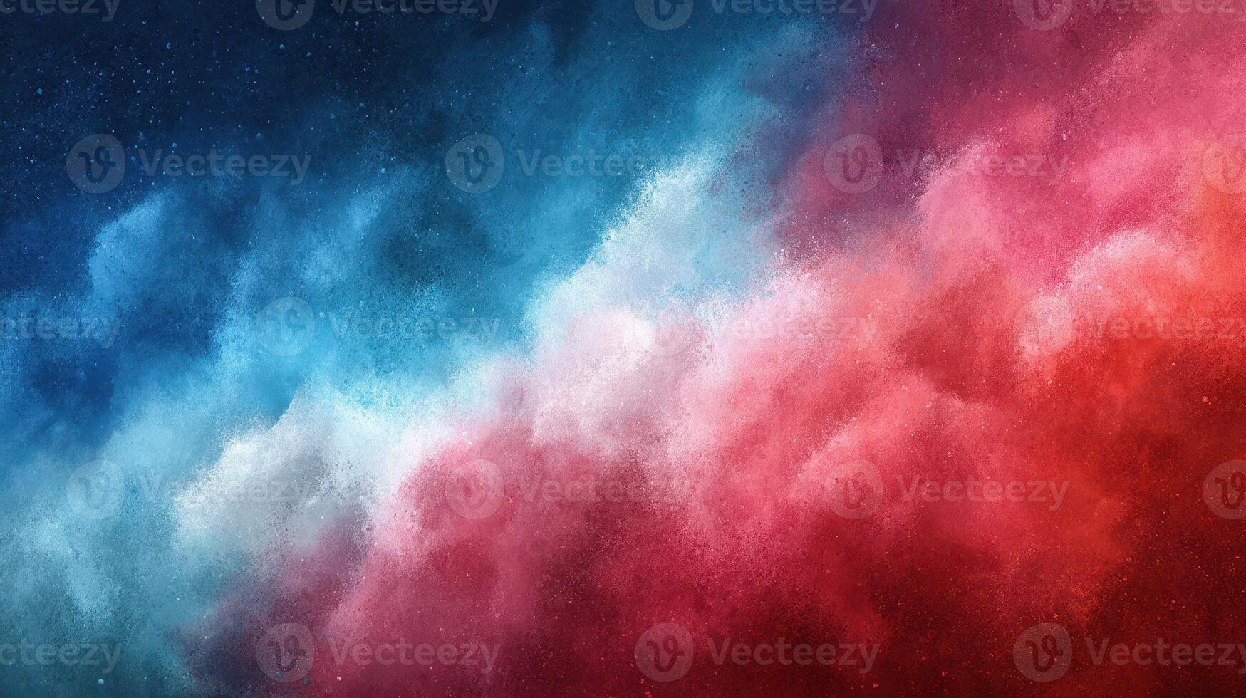 Colorful abstract cloud formation with blue, pink, and white hues creating a dynamic atmosphere at twilight photo